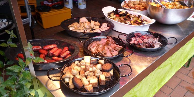 Direkt vom Grill auf die Wärmestation