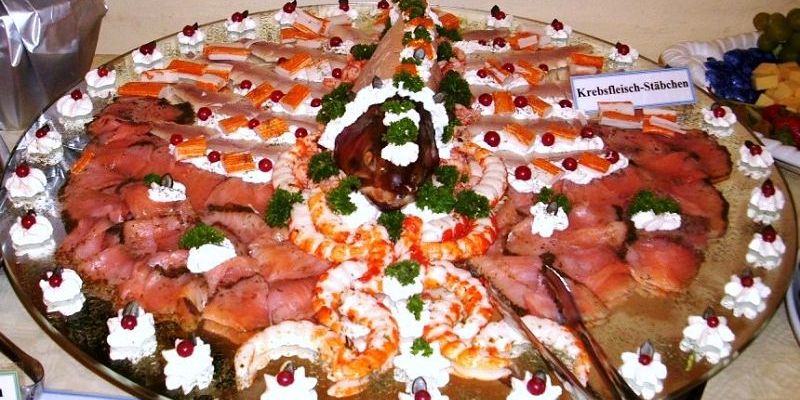 Unsere Fischplatten - ein Hochgenuss für Auge und Gaumen!