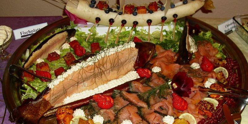 Unsere Fischplatten - ein Hochgenuss für Auge und Gaumen!