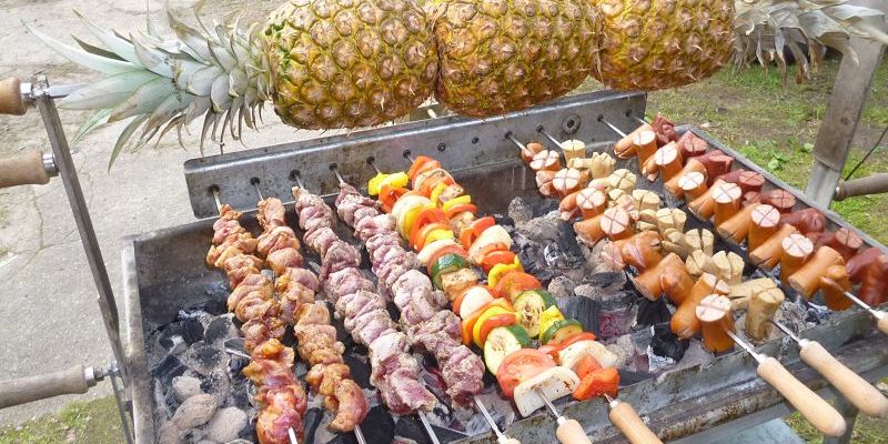 Der volle Grill = eine Augenweide!