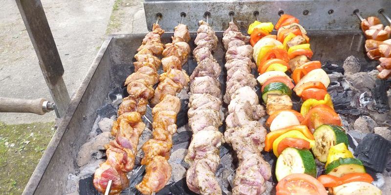 Der volle Grill = eine Augenweide!