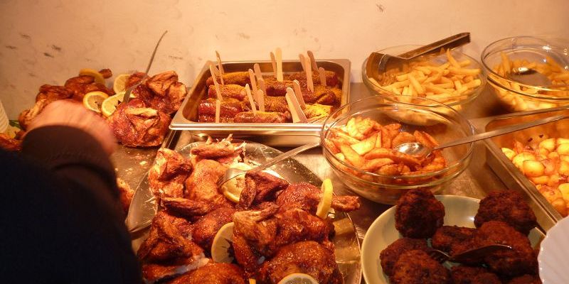 Lecker Fastfood frisch vor Ort zubereitet!