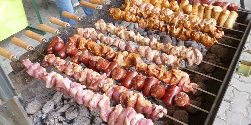 Der volle Grill = eine Augenweide!