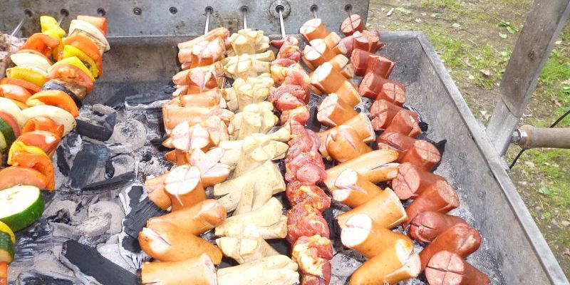 Der volle Grill = eine Augenweide!
