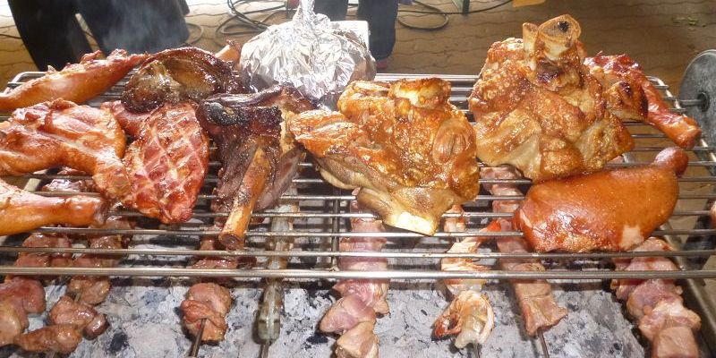 Der volle Grill = eine Augenweide!