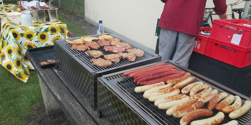 Der volle Grill = eine Augenweide!