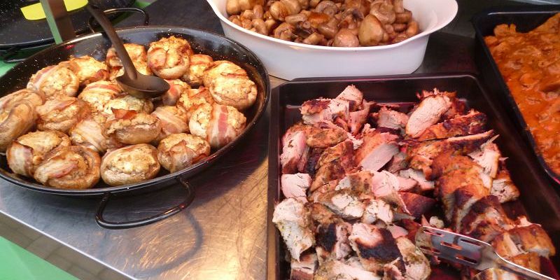 Direkt vom Grill auf die Wärmestation