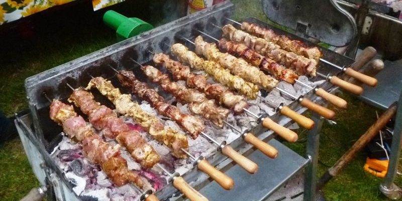 Der volle Grill = eine Augenweide!
