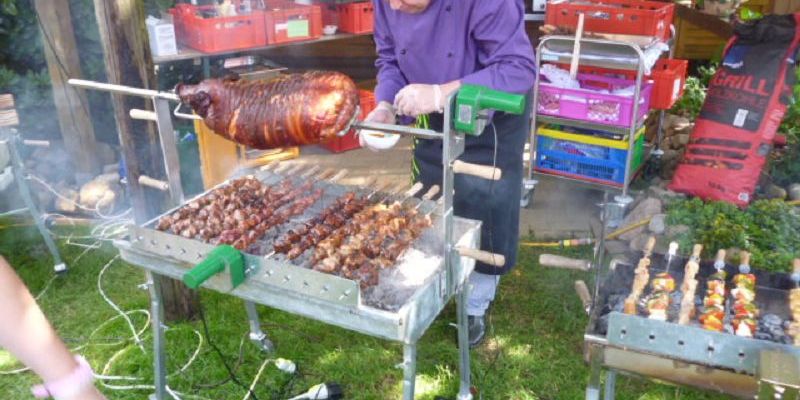 Der volle Grill = eine Augenweide!