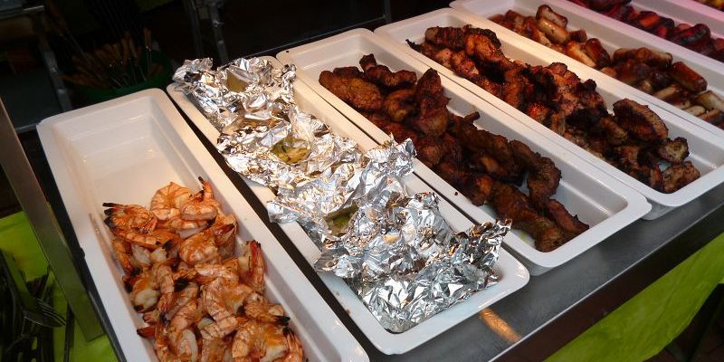 Direkt vom Grill auf die Wärmestation