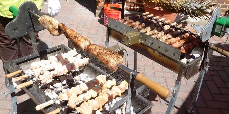 Der volle Grill = eine Augenweide!