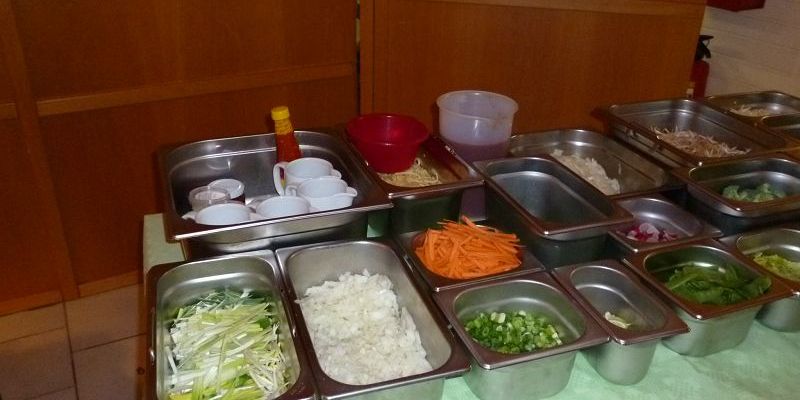 Asiatisch wocken