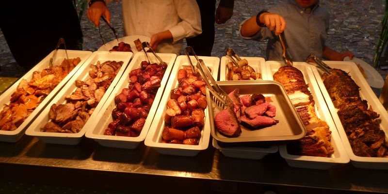 Direkt vom Grill auf die Wärmestation