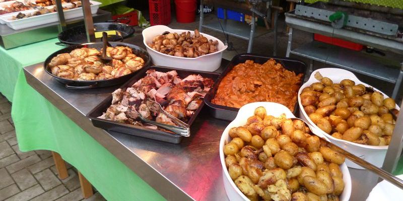 Direkt vom Grill auf die Wärmestation
