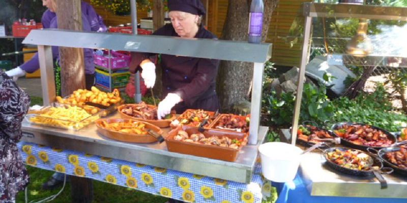 Direkt vom Grill auf die Wärmestation