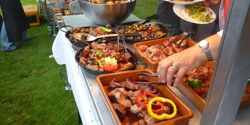 Direkt vom Grill auf die Wärmestation