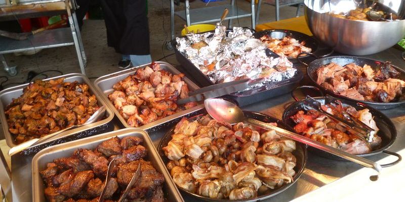 Direkt vom Grill auf die Wärmestation