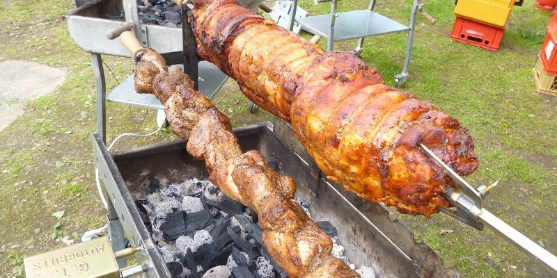 Der volle Grill = eine Augenweide!