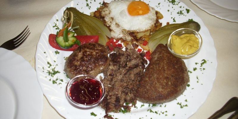 der rustikale Abendbrot-Teller, kräftig und doch sehr schmackhaft.