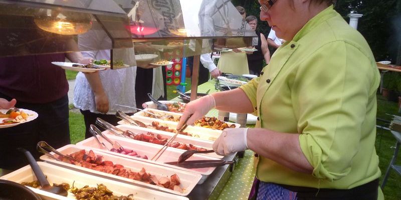 Direkt vom Grill auf die Wärmestation