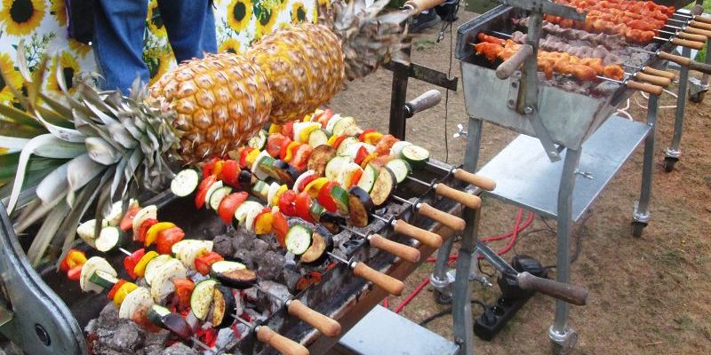 Der volle Grill = eine Augenweide!